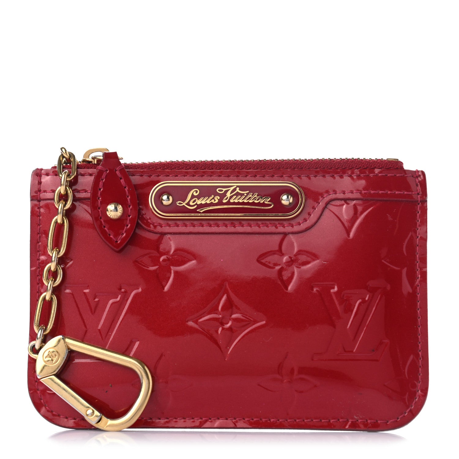 Louis Vuitton Vernis Key Pouch Pomme D'Amour 1 of 11