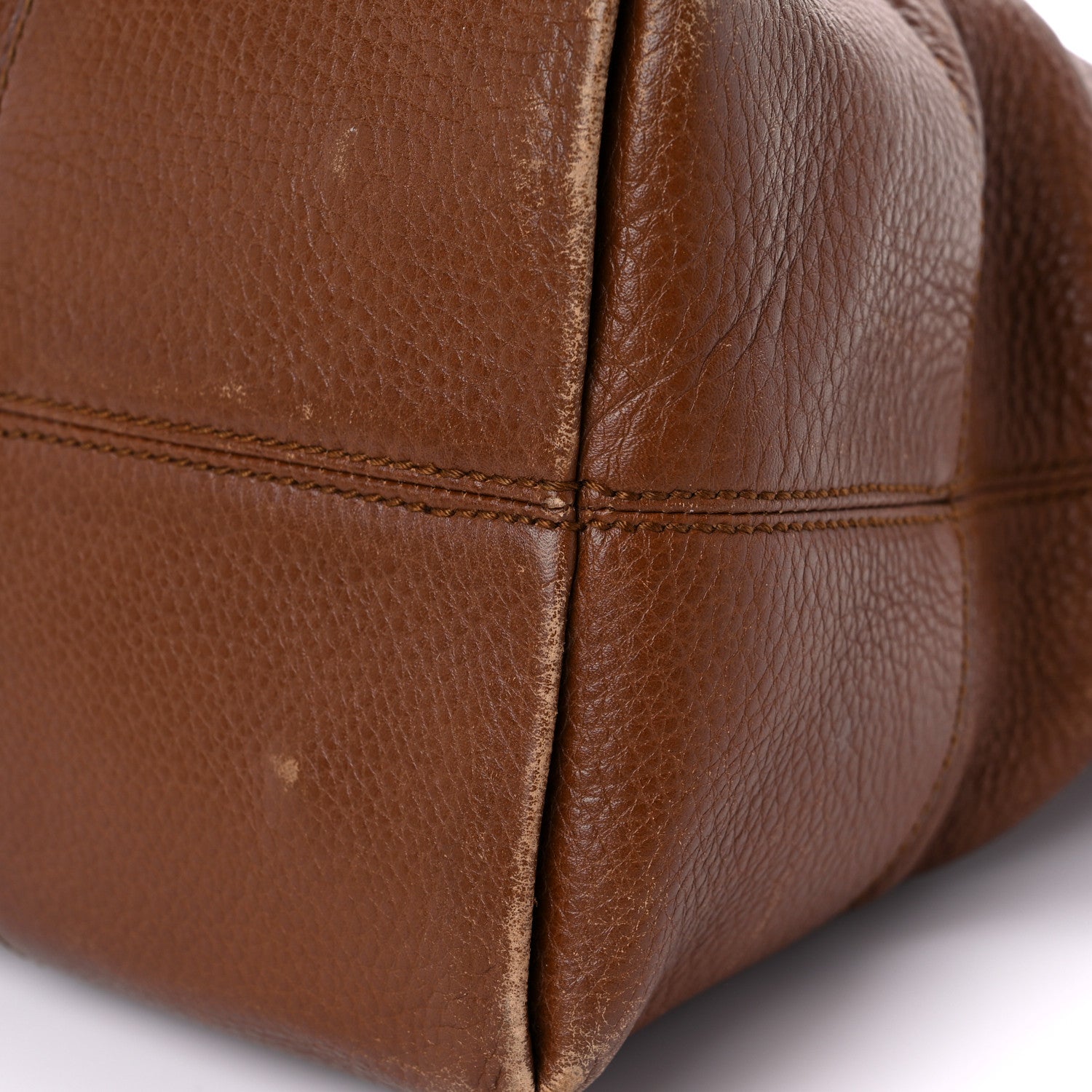 Gucci Pebbled Calfskin Medium Bree Shoulder Bag Nut Brown 21 of 32