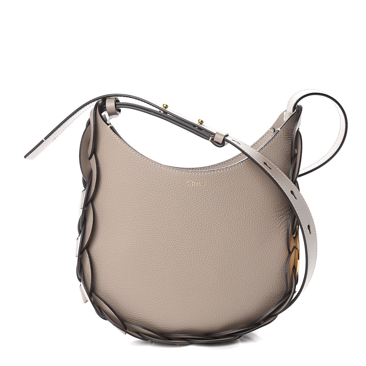 Chloe Small Grain Smooth Calfskin Small Darryl Hobo Motty Grey 1 of 8