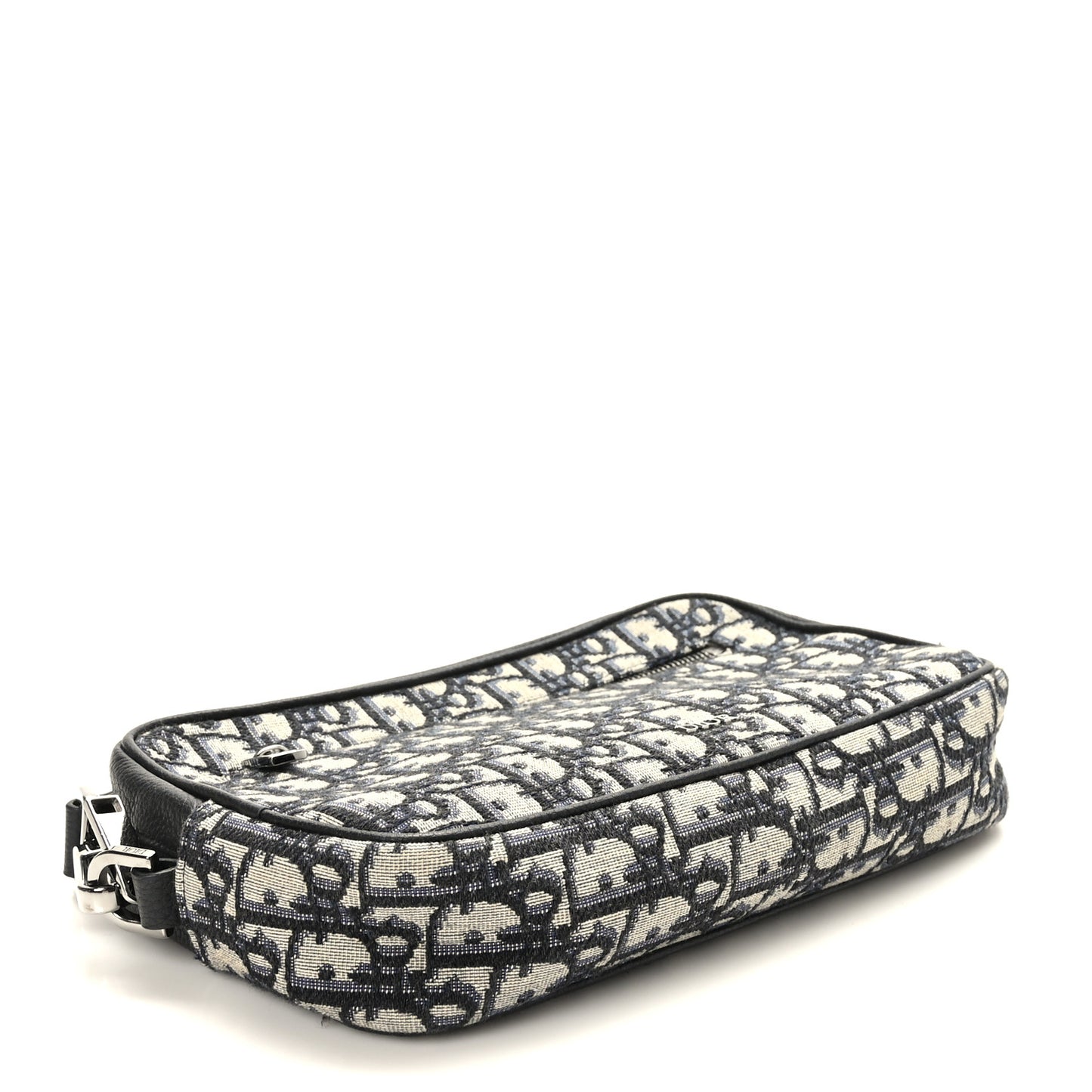 Oblique Wristlet Pouch Blue