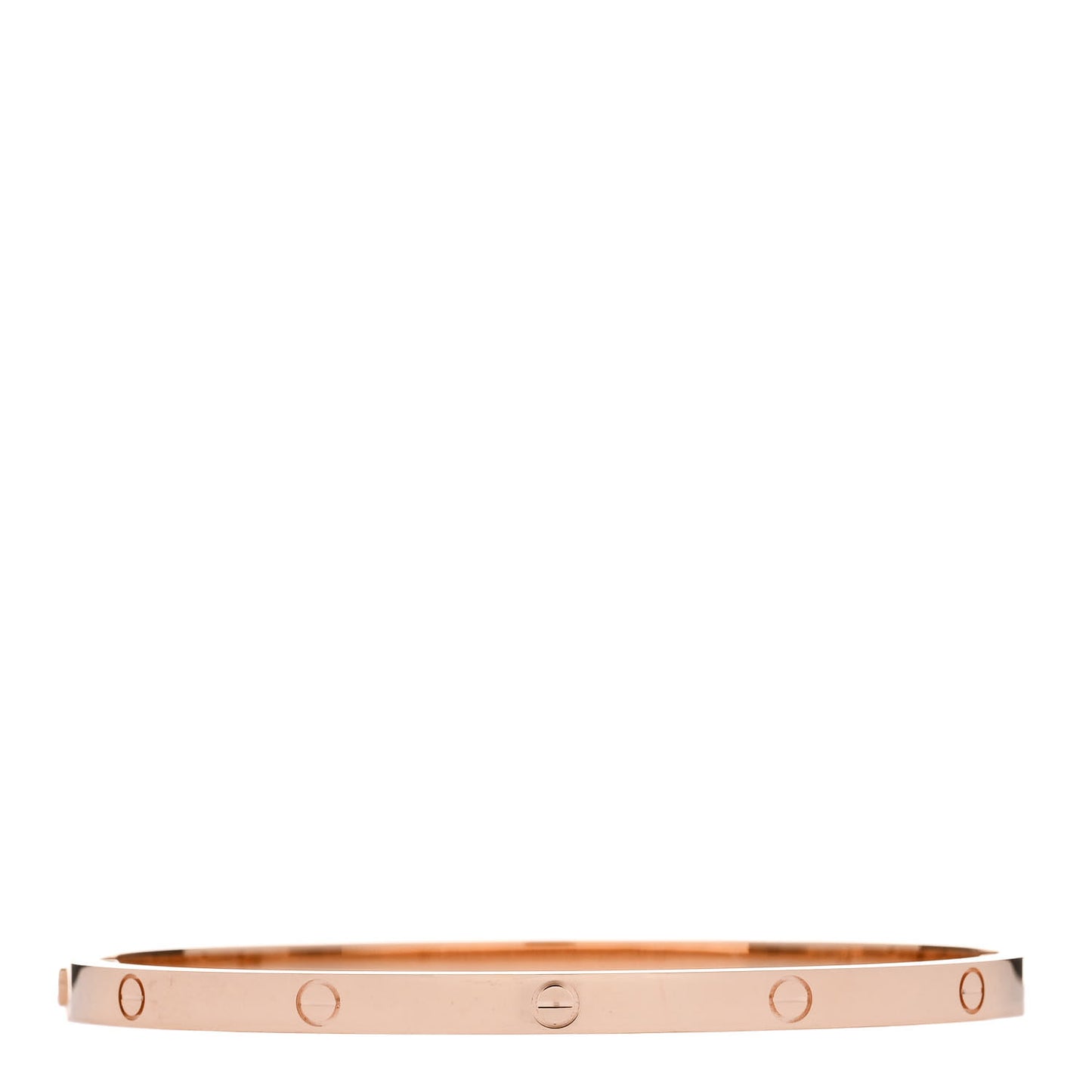 18K Pink Gold Small LOVE Bracelet 17