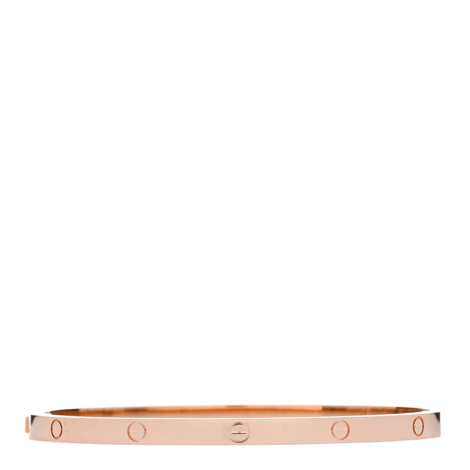 Cartier 18K Pink Gold Small LOVE Bracelet 17 2 of 8