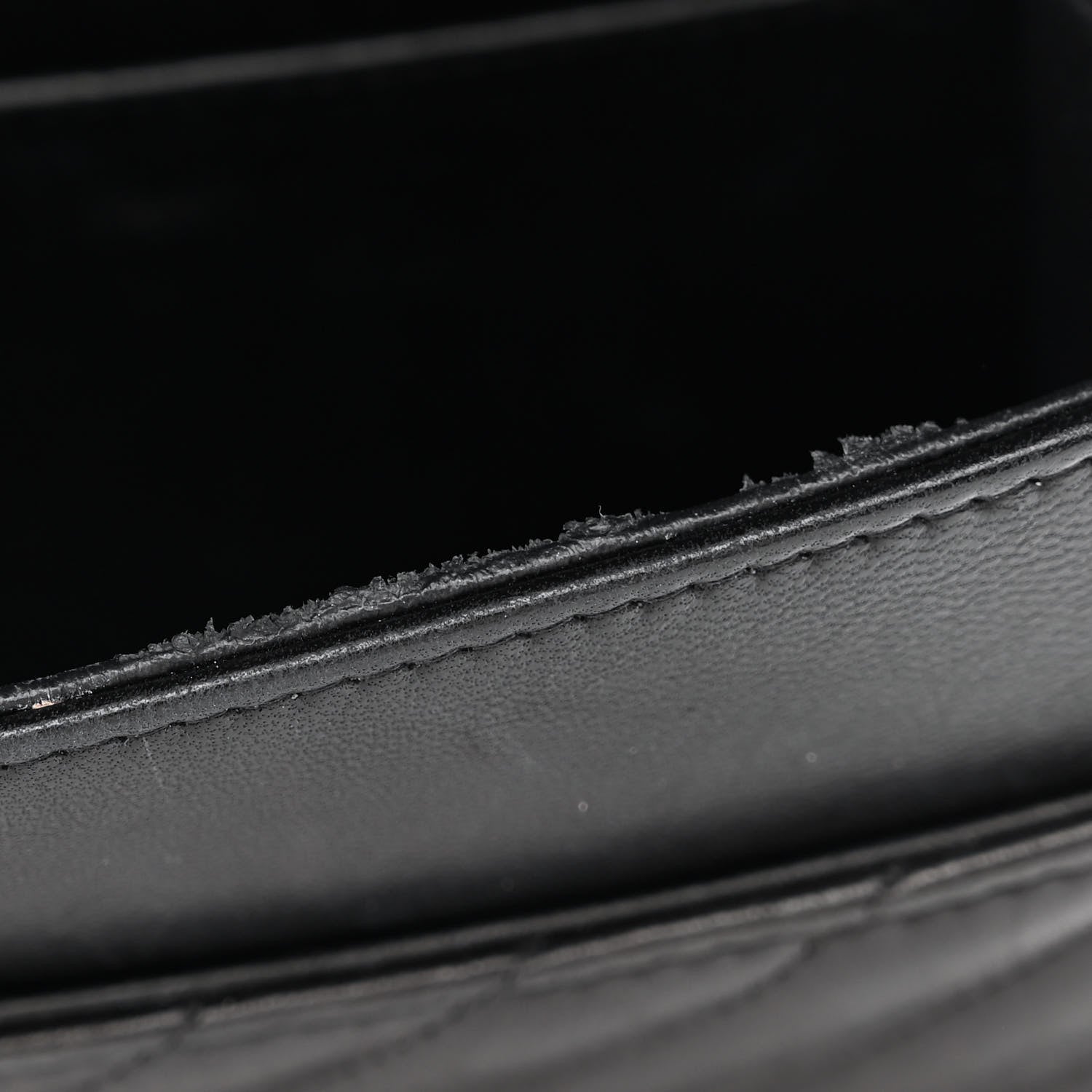 Chanel Lambskin Chevron Quilted Jumbo Double Flap So Black 11 of 13