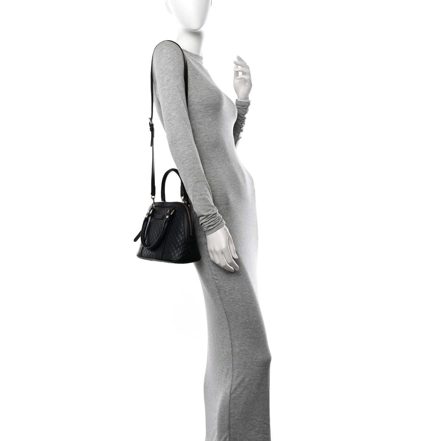 Gucci Microguccissima Mini Dome Bag Black 2 of 10