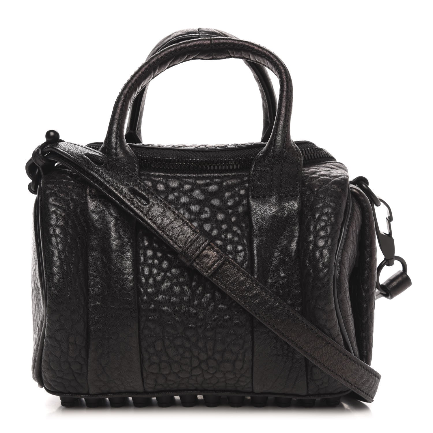 Alexander Wang Pebbled Lambskin Mini Rockie Black Matte Black Hardware 1 of 10