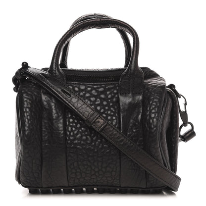 Alexander Wang Pebbled Lambskin Mini Rockie Black Matte Black Hardware 1 of 10