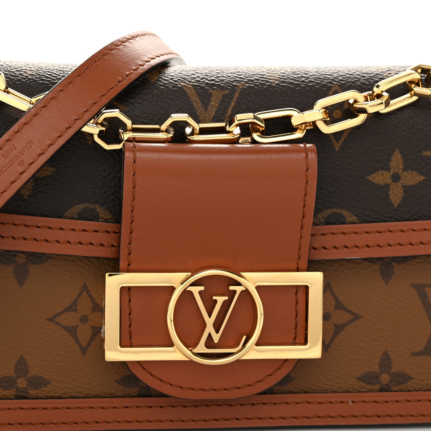 Louis Vuitton Reverse Monogram Dauphine Mini East West 7 of 9