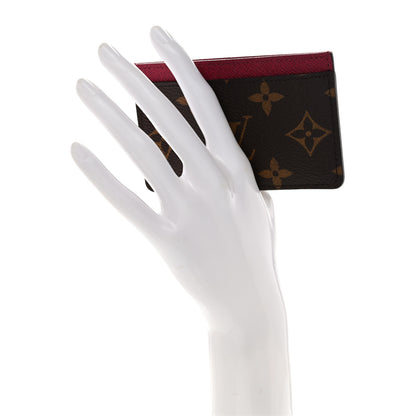 Louis Vuitton Monogram Card Holder Fuchsia 2 of 7