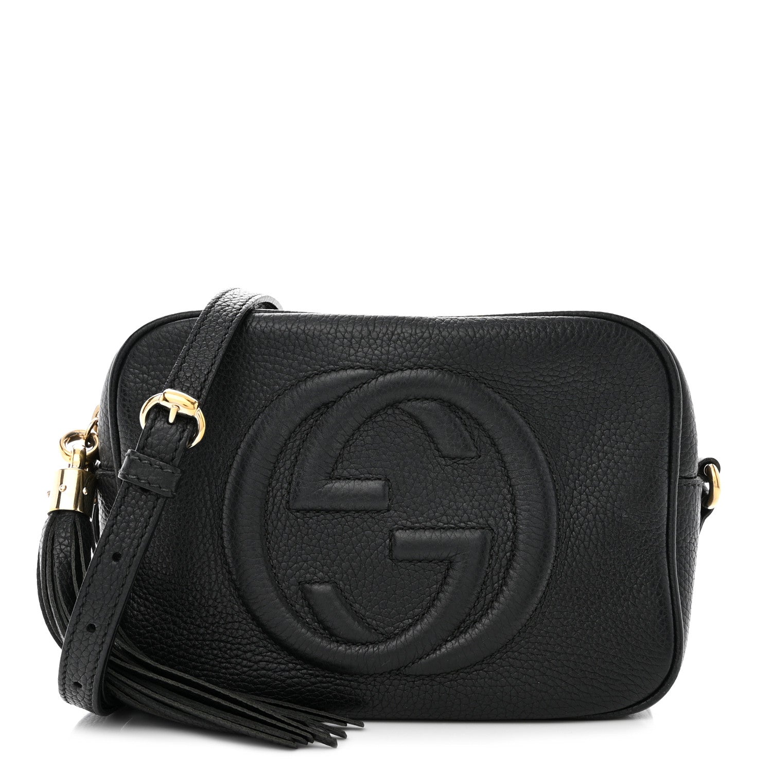 Gucci Pebbled Calfskin Small Soho Disco Bag Black 1 of 15