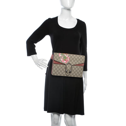 Gucci GG Supreme Monogram Blooms Dionysus Belt Bag Beige Multicolor Dry Rose 2 of 11