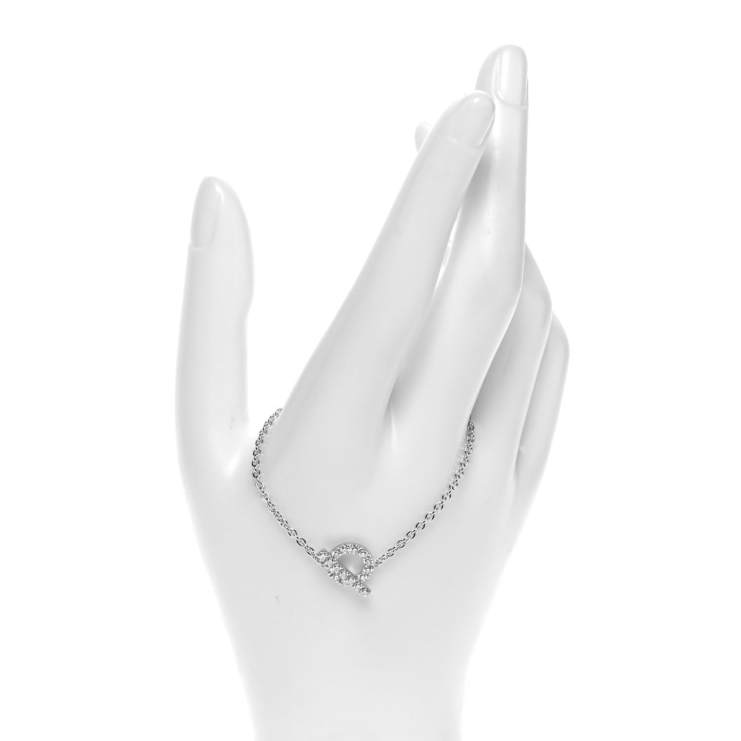 18K White Gold Diamond Finesse Bracelet ST