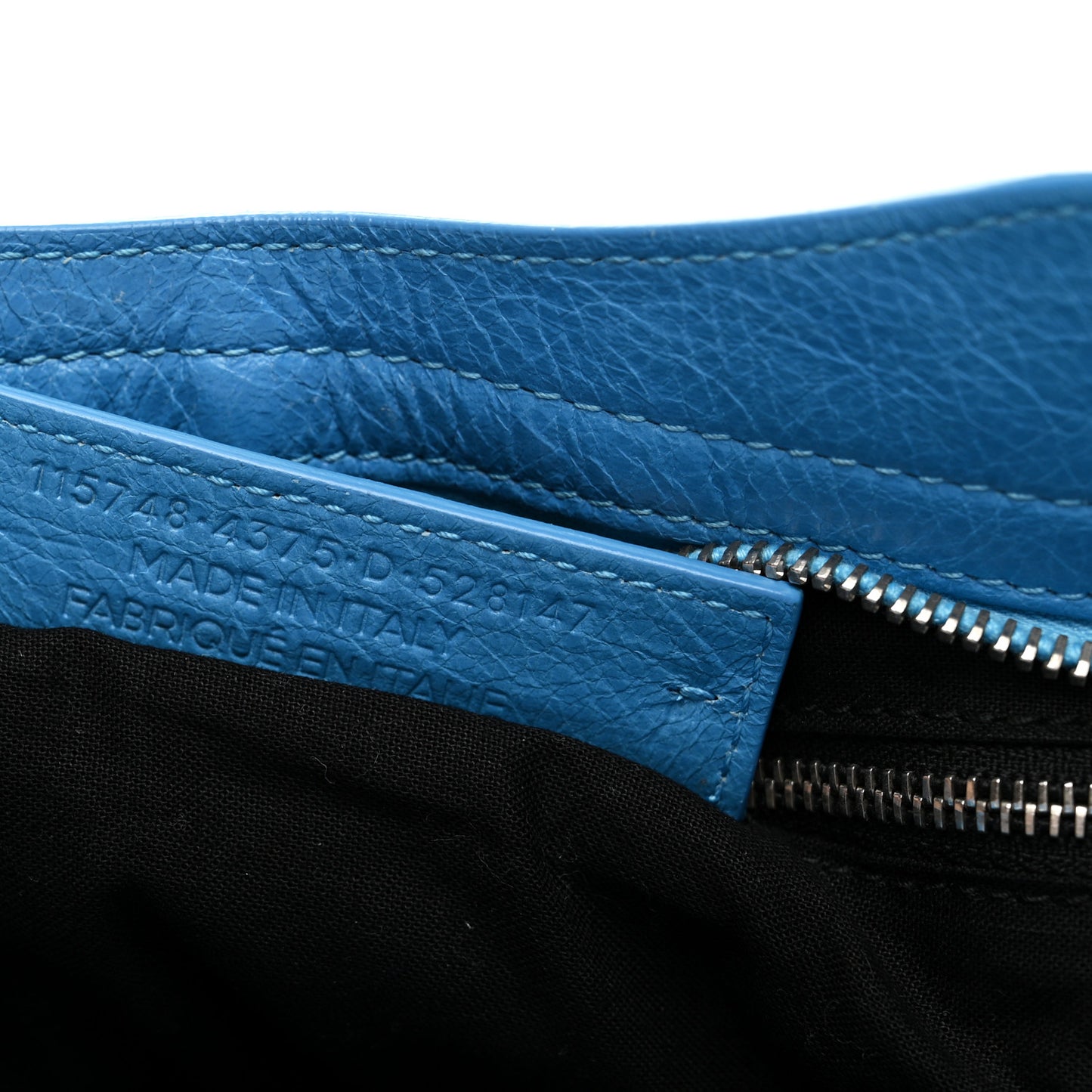 Agneau Classic Silver Hardware City Bleu Azur Clair