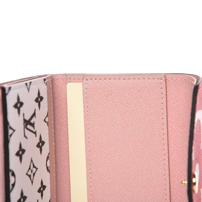 Louis Vuitton Monogram Giant Zoe Wallet Rouge Rose 8 of 9