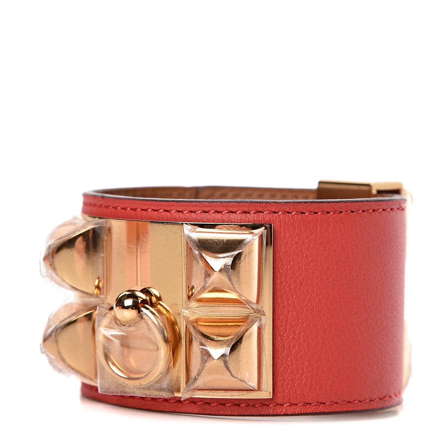 Hermes Swift Collier de Chien CDC Bracelet S Rouge Tomate 1 of 6