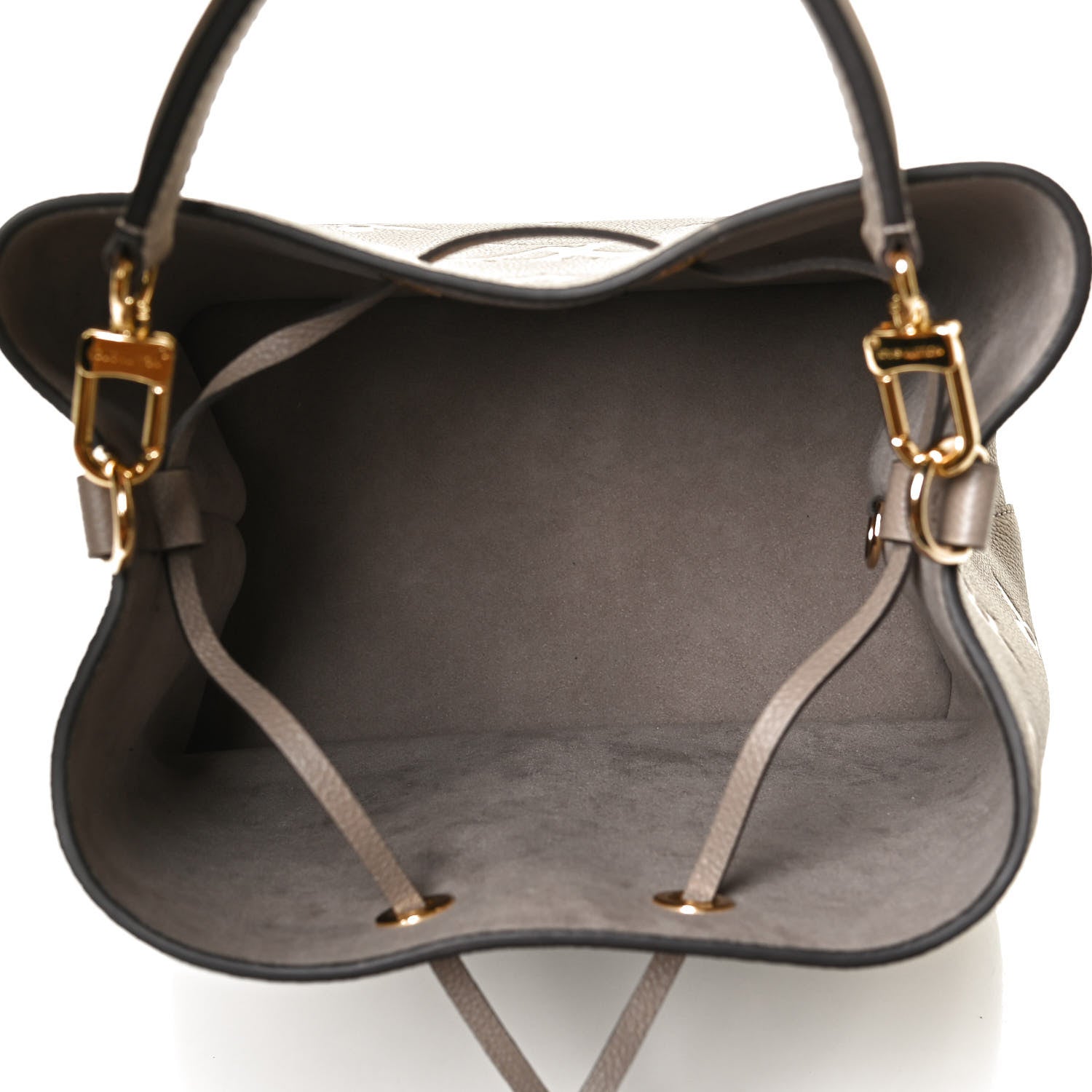 Louis Vuitton Empreinte Monogram Giant Neonoe MM Tourterelle Creme 5 of 11