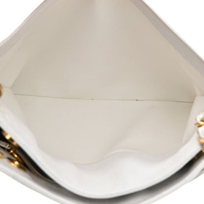 Chanel Caviar CC Shoulder Bag White 7 of 17