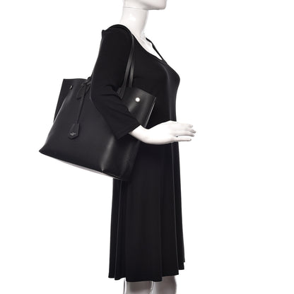 Louis Vuitton Calfskin Lockme Go Tote Black 2 of 11