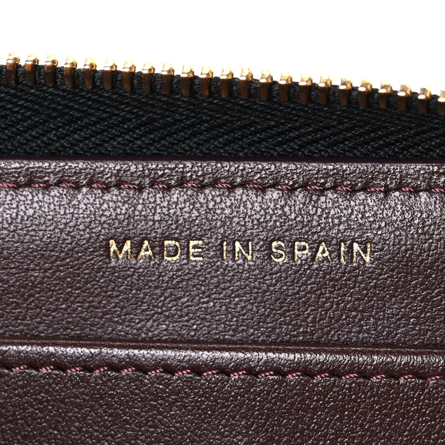 Caviar Quilted Large Gusset Zip Around Wallet Black