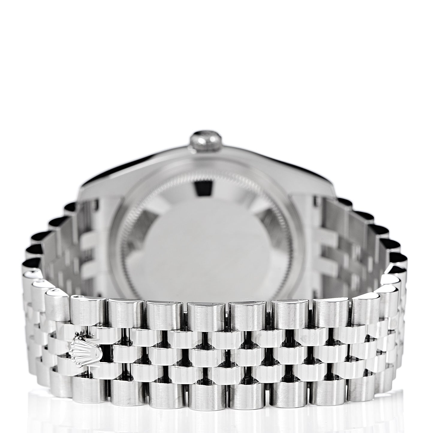 Stainless Steel 18K White Gold 36mm Oyster Perpetual Datejust Watch Silver 116234
