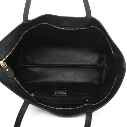 Salvatore Ferragamo Calfskin Medium Tote Black 5 of 9