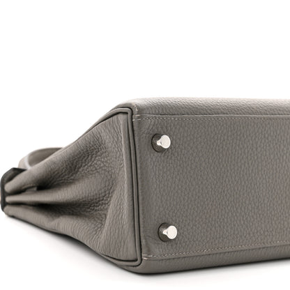 Hermes Togo Kelly Retourne 25 Etain 9 of 12