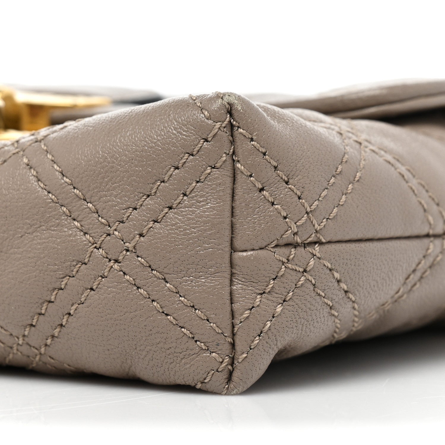 Marc Jacobs Lacquered Lambskin Baroque Single Flap Grey 7 of 15