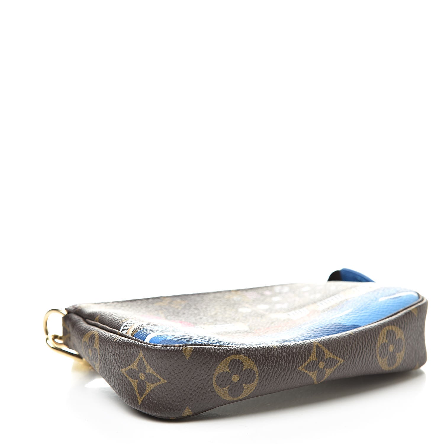 Louis Vuitton Monogram 2019 Christmas Animation Mini Venice Pochette Accessories Blue 4 of 7