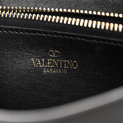 Valentino Garavani Calfskin Rockstud Phone Case With Chain Black 6 of 9