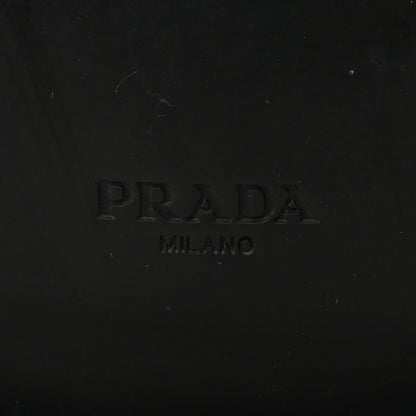Prada Spazzolato Triangle Mens Derby Loafers 8 Black 6 of 8