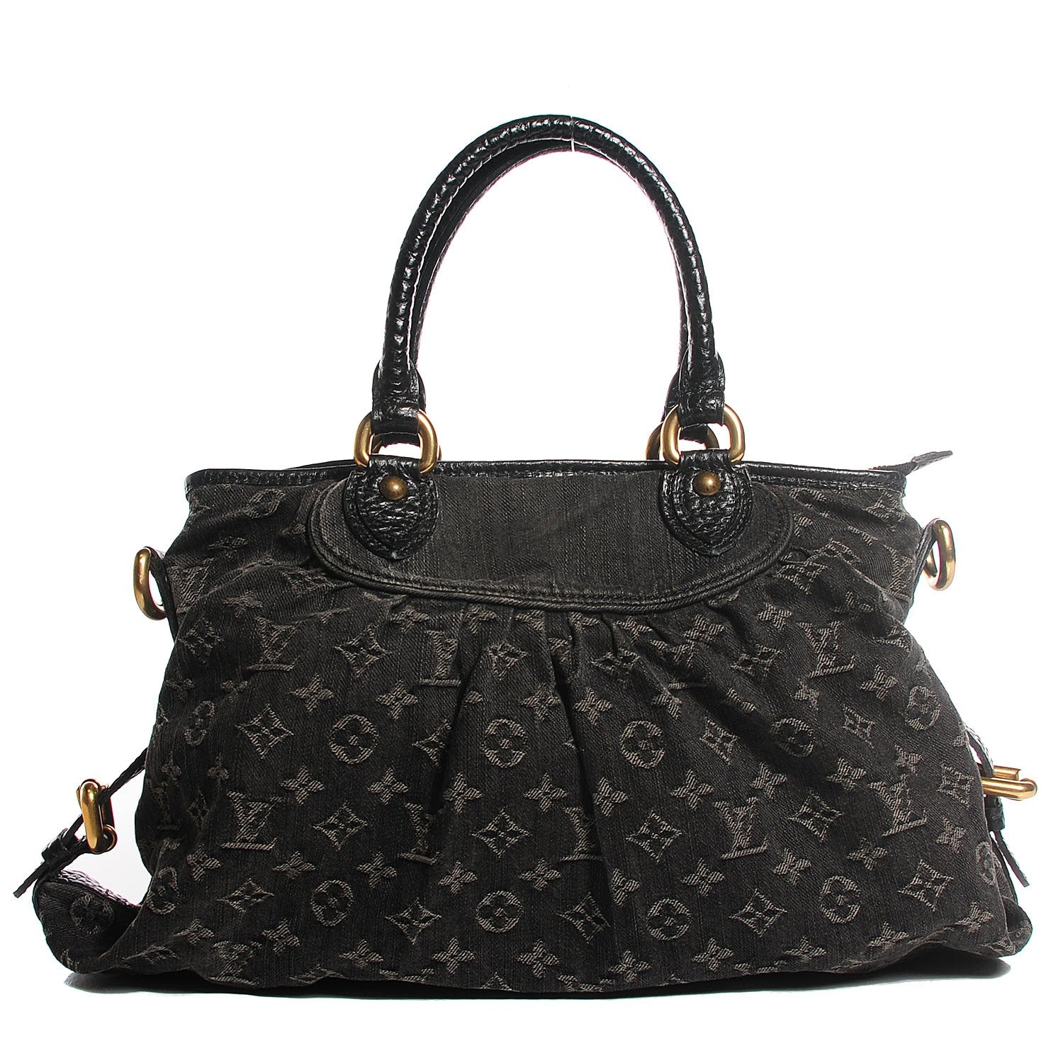 Louis Vuitton Denim Neo Cabby MM Black 1 of 7