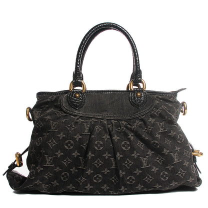 Louis Vuitton Denim Neo Cabby MM Black 1 of 7