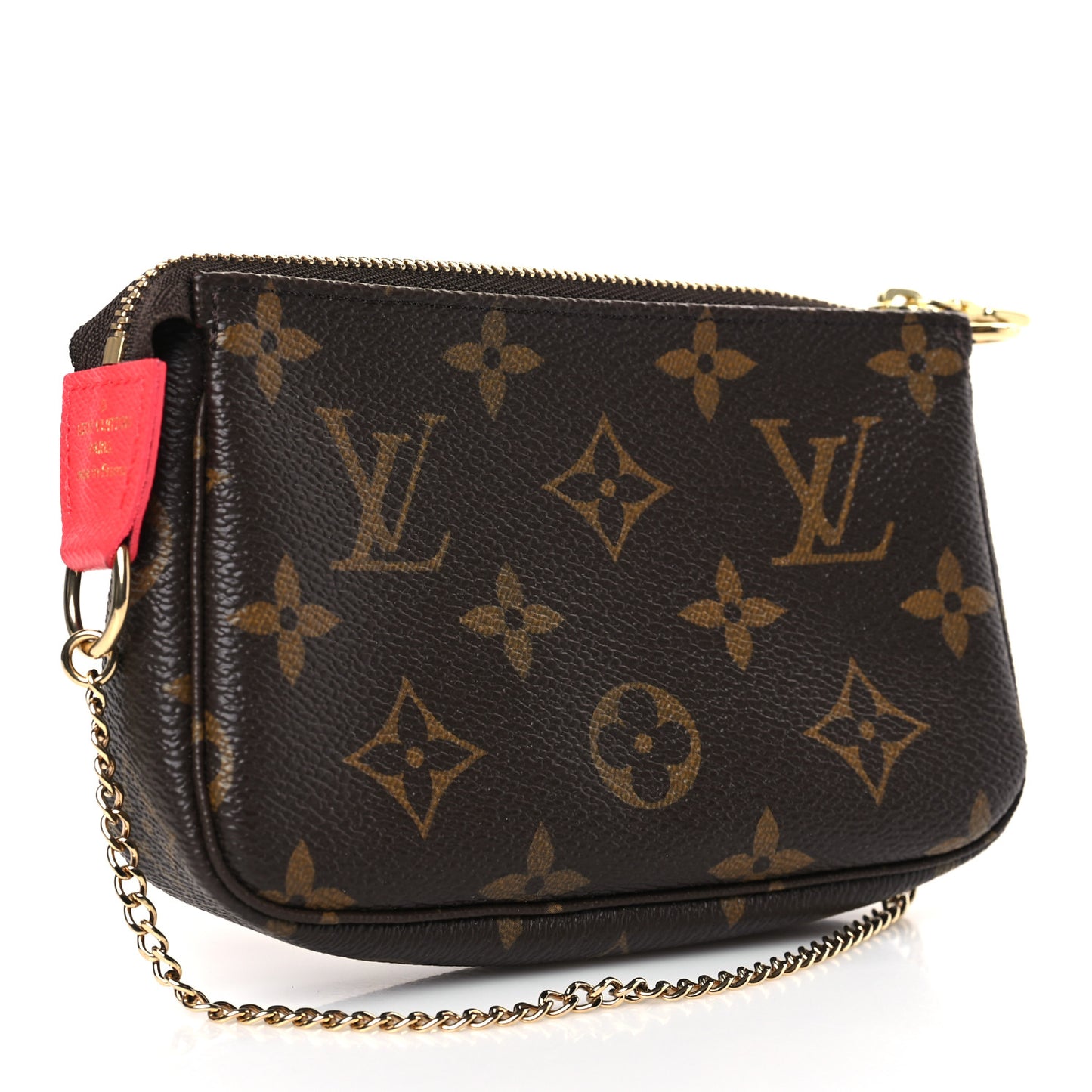 Monogram 2021 Christmas Animation London Mini Pochette Accessories Red