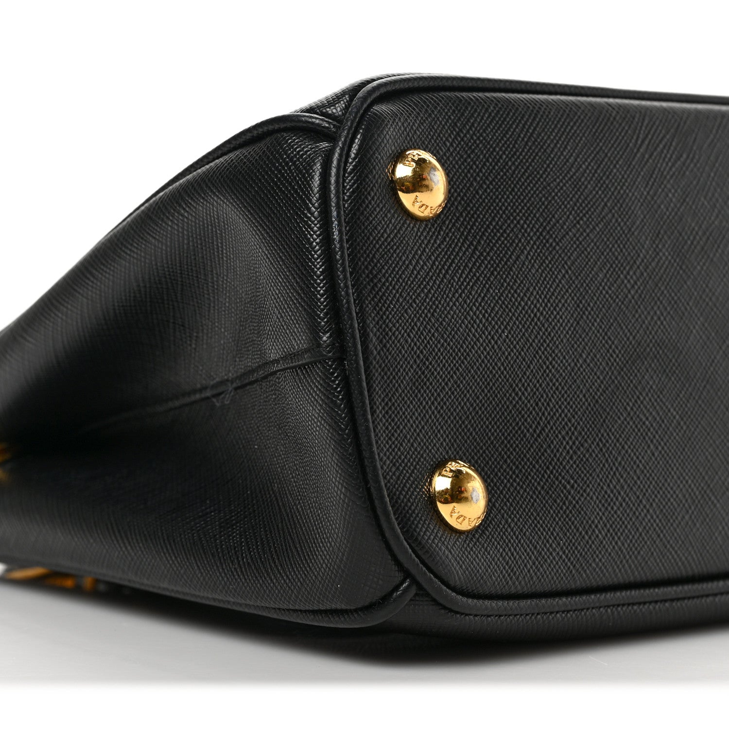 Prada Saffiano Small Galleria Double Zip Tote Black 8 of 9