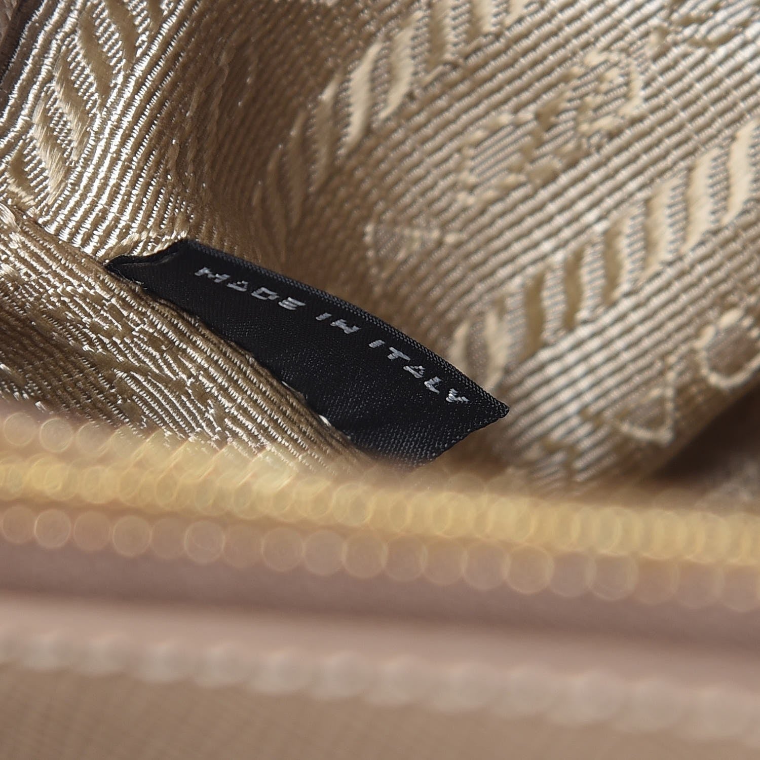Prada Saffiano Lux Medium Tote Visone 9 of 11