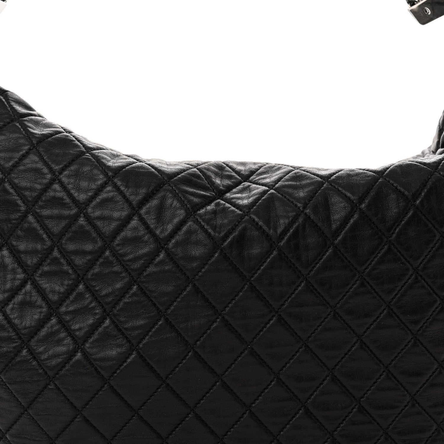 Chanel Lambskin Large Chain Mail Hobo Black 8 of 14