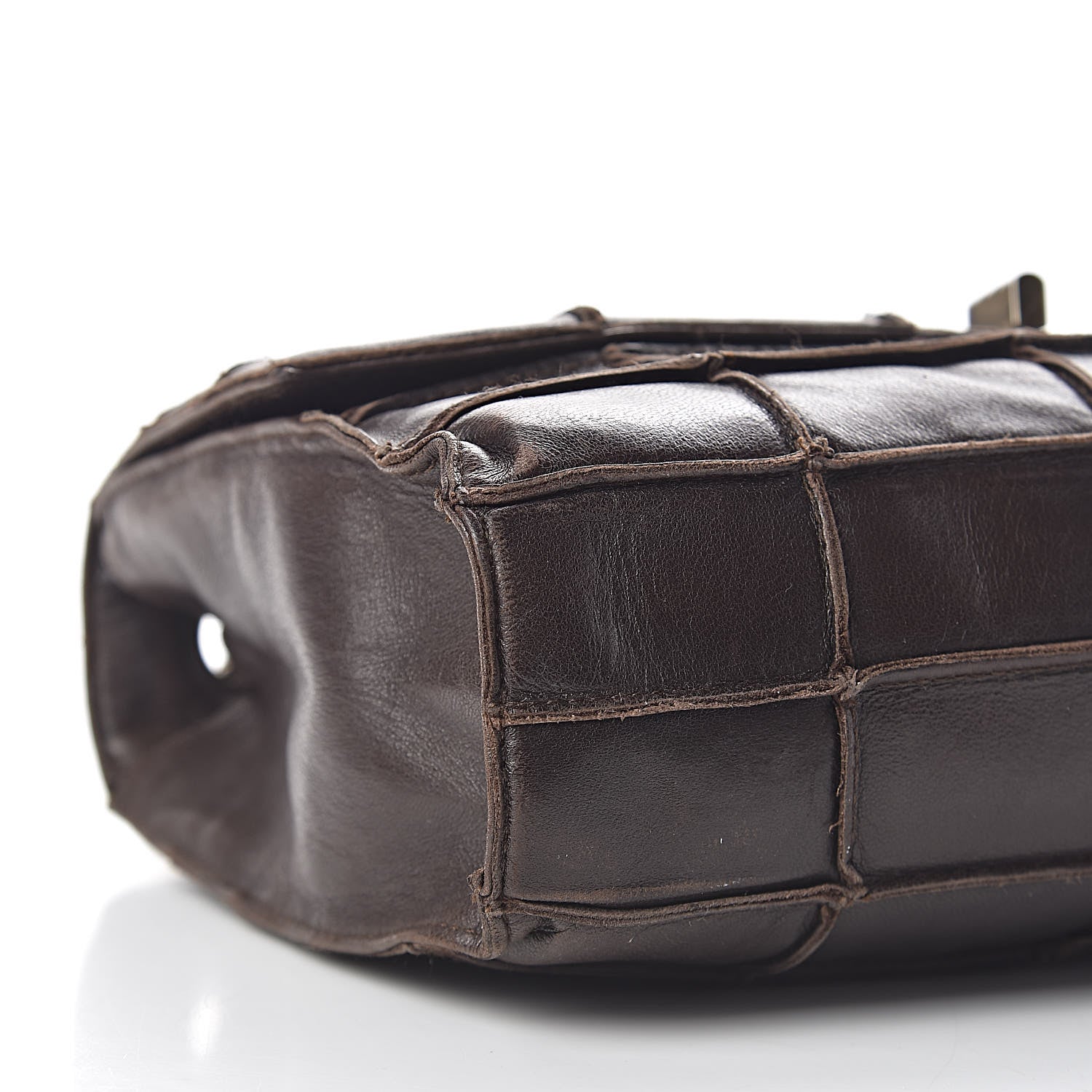 Chanel Lambskin Medium Patchwork Mademoiselle Single Flap Brown 9 of 11