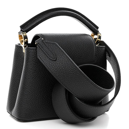 Louis Vuitton Taurillon Mini Capucines Black 3 of 10