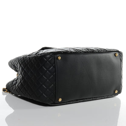 Chanel Glazed Crinkled Large East West Flap Black 4 of 8