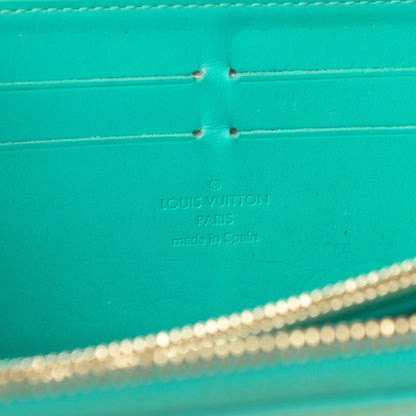 Louis Vuitton Vernis Zippy Wallet Blue Lagon 6 of 17