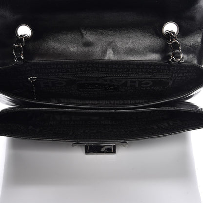 Chanel Lambskin Chocolate Bar Quilted Small Mademoiselle Flap Black 5 of 7