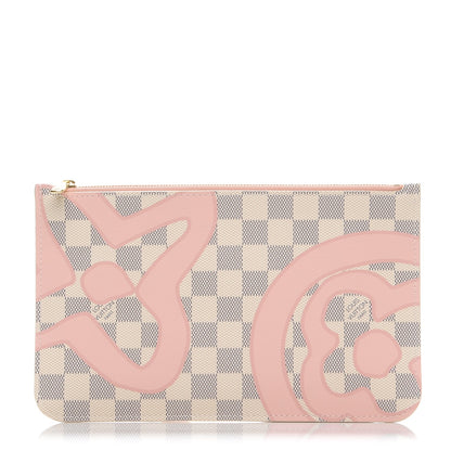 Louis Vuitton Damier Azur Tahitienne Neverfull MM GM Pochette 1 of 8