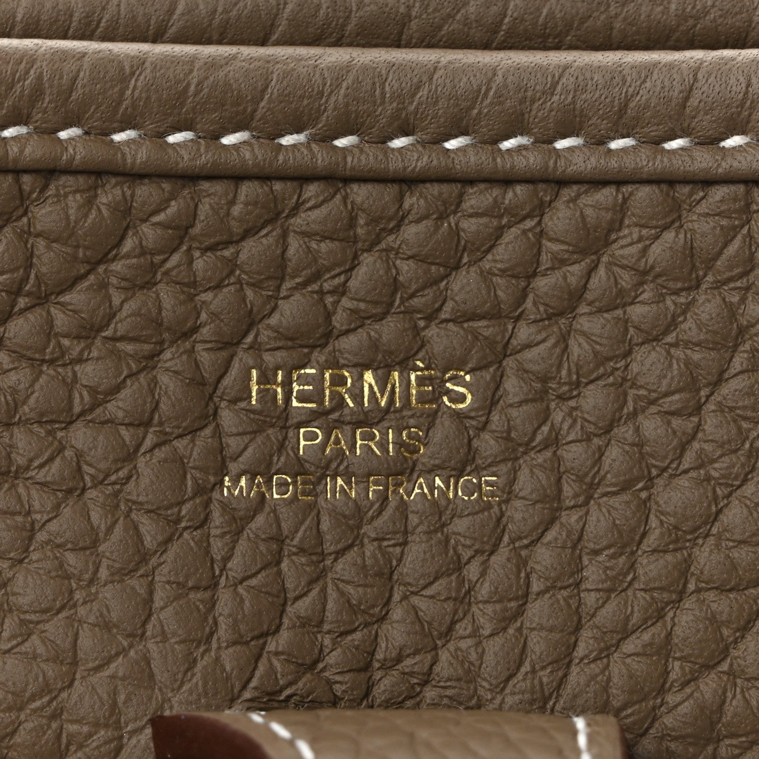 Hermes Taurillon Clemence Evelyne 23 Poche III Etoupe 6 of 11