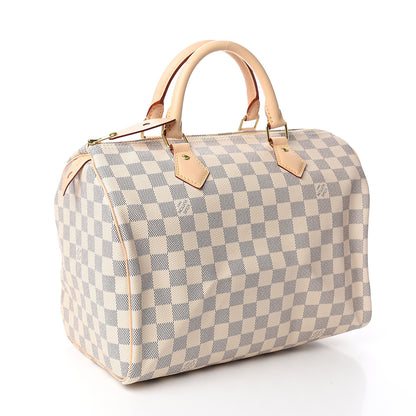 Louis Vuitton Damier Azur Speedy 30 2 of 10