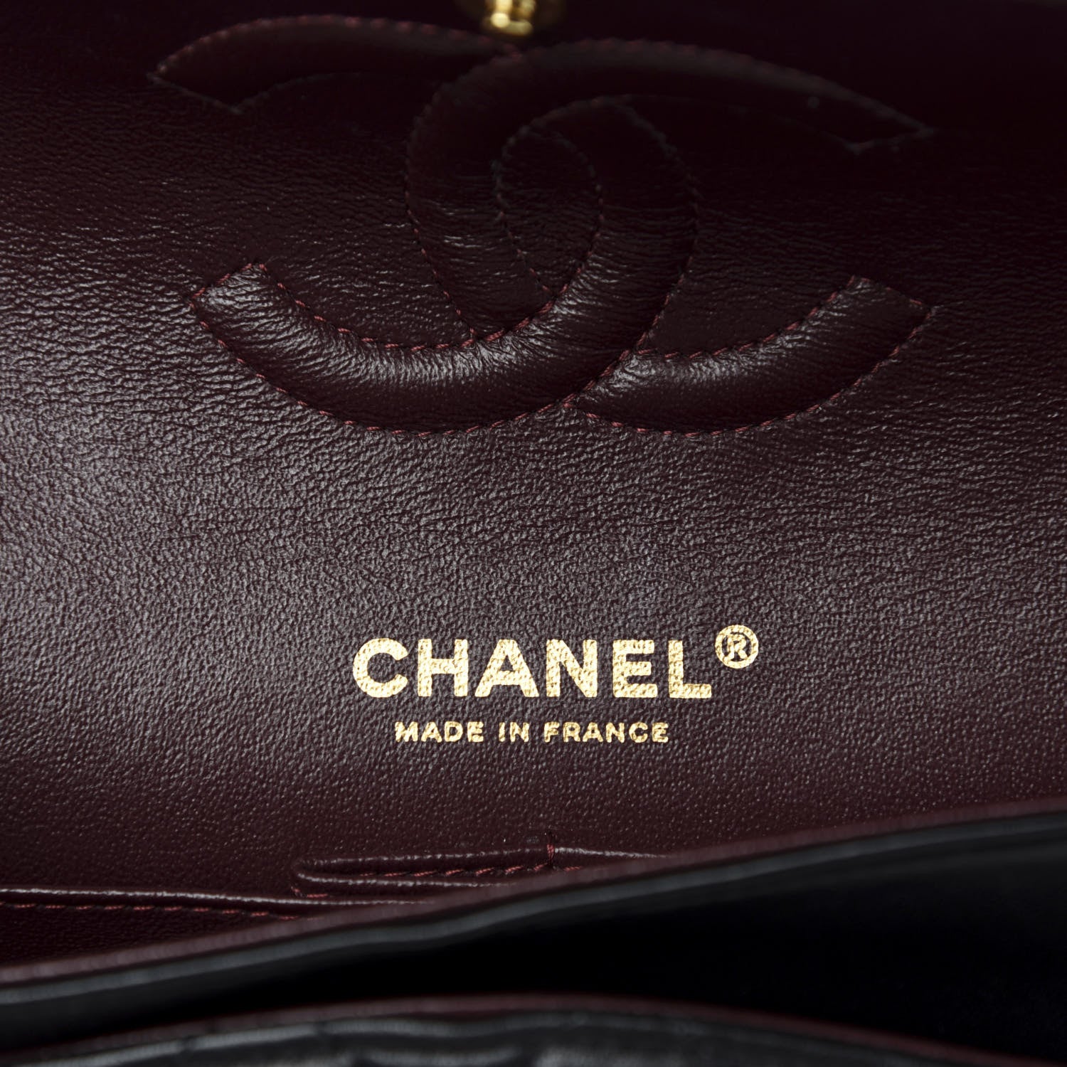 Chanel Lambskin Quilted Medium Double Flap Black 10 of 12
