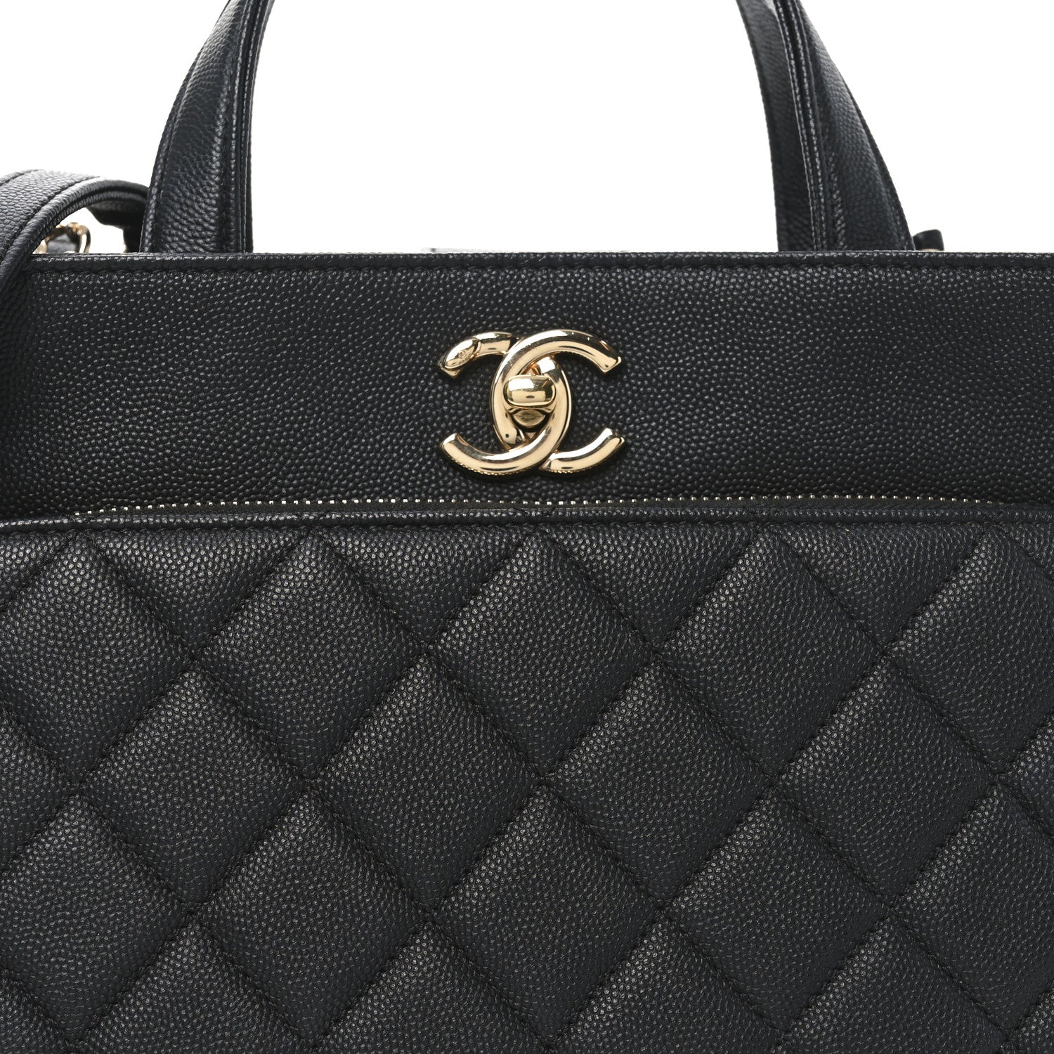 Chanel Caviar Quilted Small Business Affinity Shopping Bag Black 8 of 10