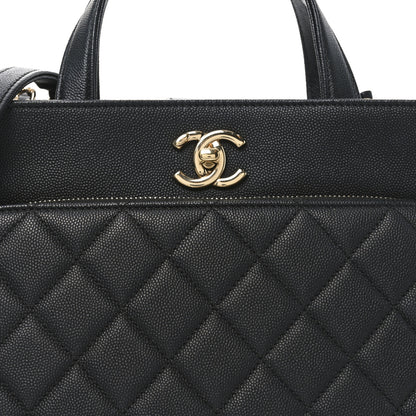 Chanel Caviar Quilted Small Business Affinity Shopping Bag Black 8 of 10