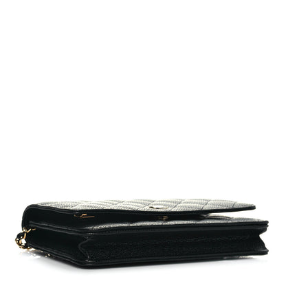 Chanel Caviar Quilted Wallet On Chain WOC Black 4 of 15