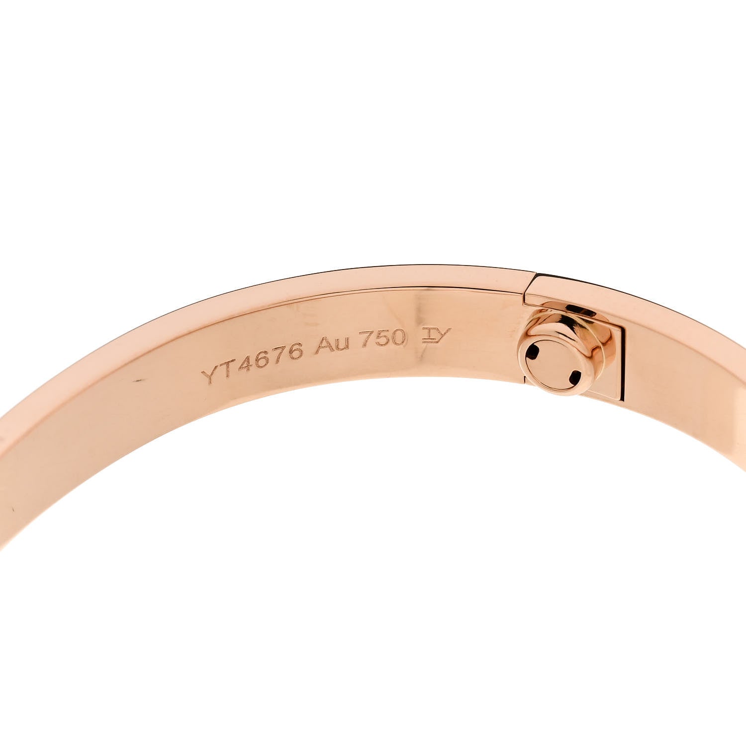 Cartier 18K Pink Gold LOVE Bracelet 16 7 of 9