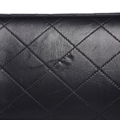 Chanel Lambskin Quilted XL Jumbo Single Flap Black 10 of 10
