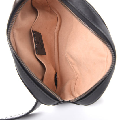 Gucci Calfskin Matelasse GG Marmont Belt Bag 85 34 Black 5 of 7